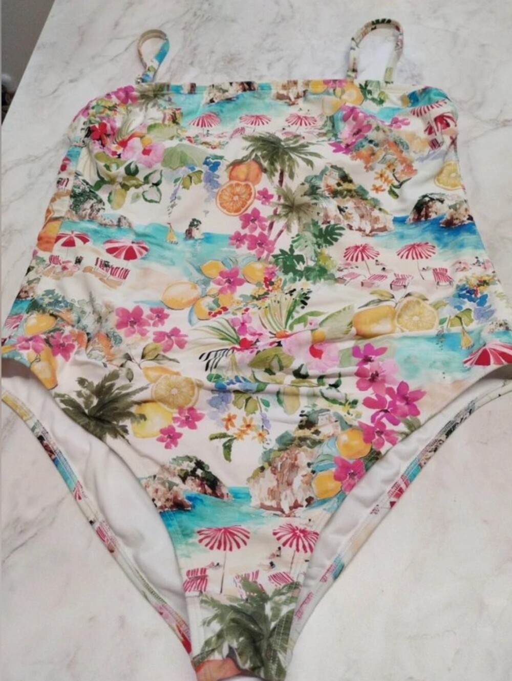 Shade & Shore Floral One-Piece Swimsuit